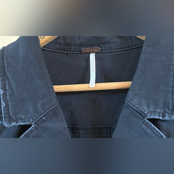 Free People Blue Blazer Jacket - Picture 8 of 9